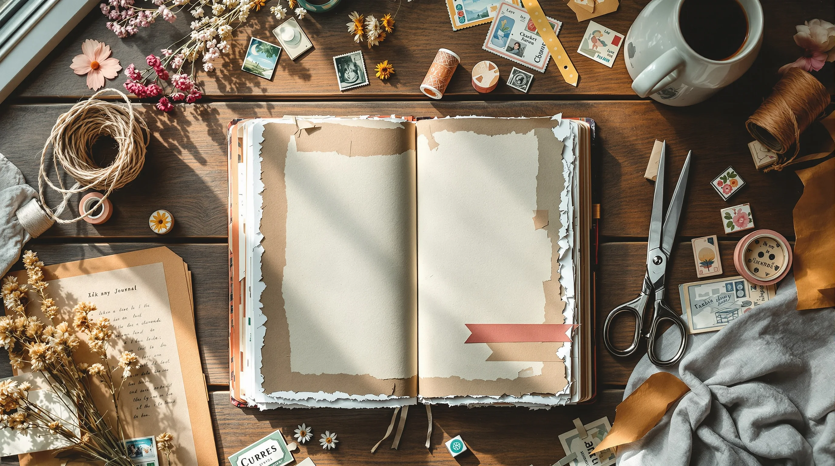 Junk Journaling for Beginners: A Materials List and Your First Page