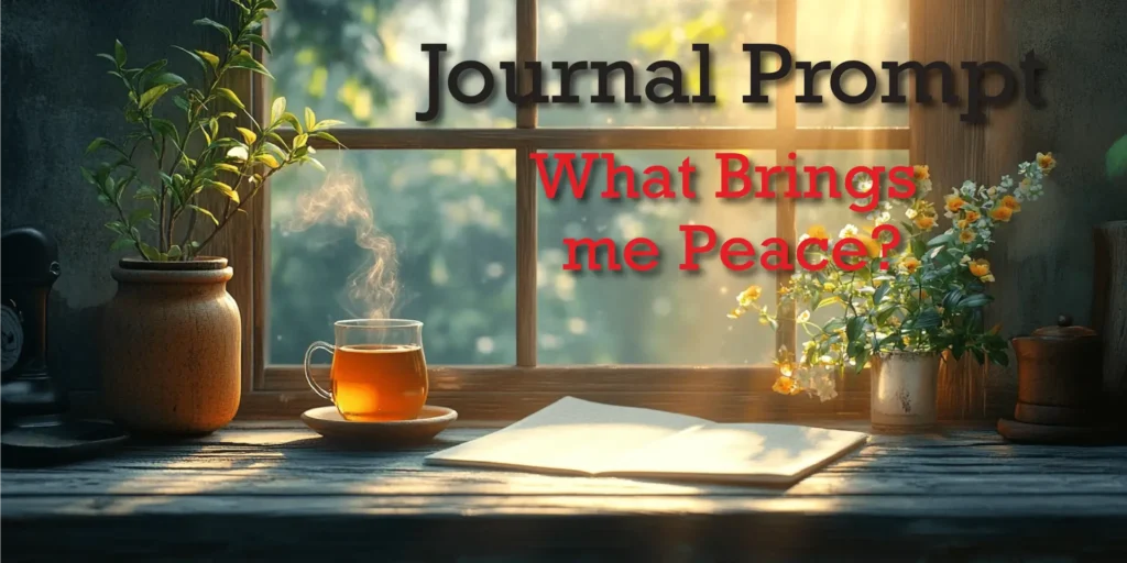 Inner Sanctuary: What Brings Me Peace? | Journaling Insights